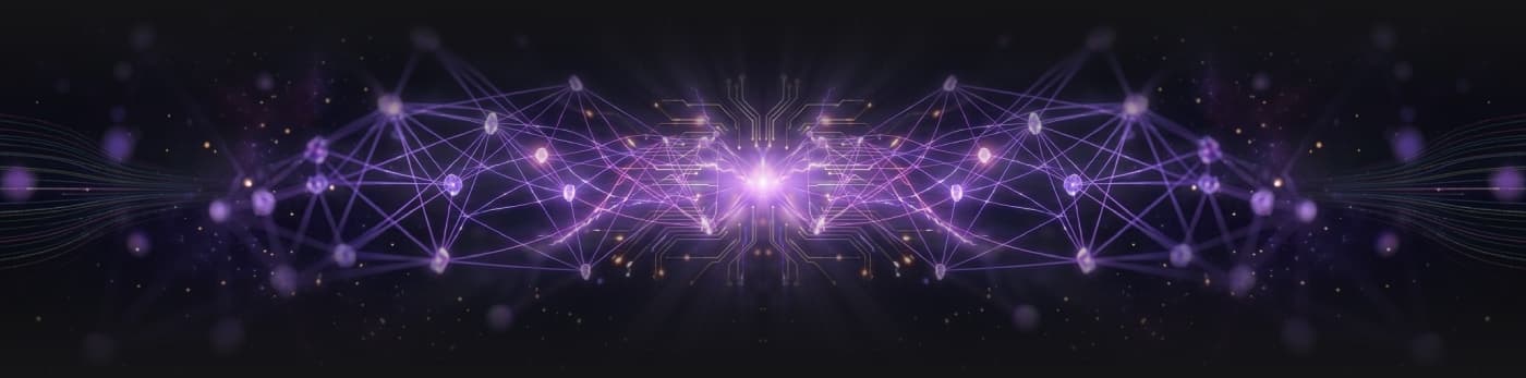 AI neural core — conceptual visualization