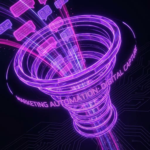 Digital marketing funnel data visualization